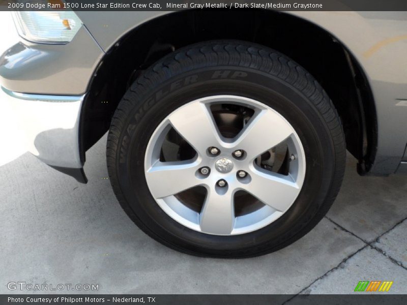 Mineral Gray Metallic / Dark Slate/Medium Graystone 2009 Dodge Ram 1500 Lone Star Edition Crew Cab