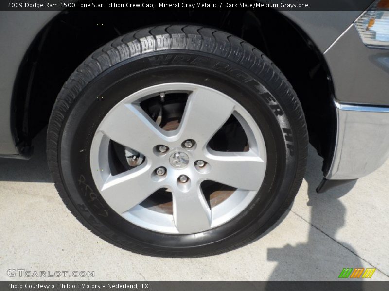 Mineral Gray Metallic / Dark Slate/Medium Graystone 2009 Dodge Ram 1500 Lone Star Edition Crew Cab