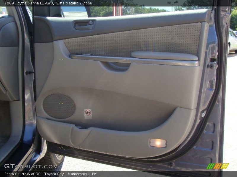 Door Panel of 2009 Sienna LE AWD