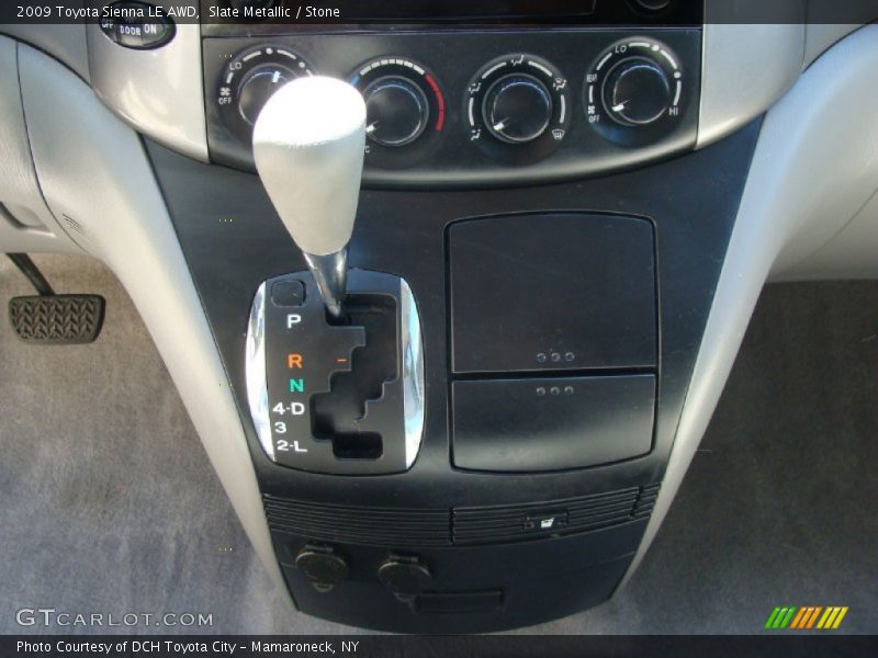 2009 Sienna LE AWD 5 Speed ECT-i Automatic Shifter