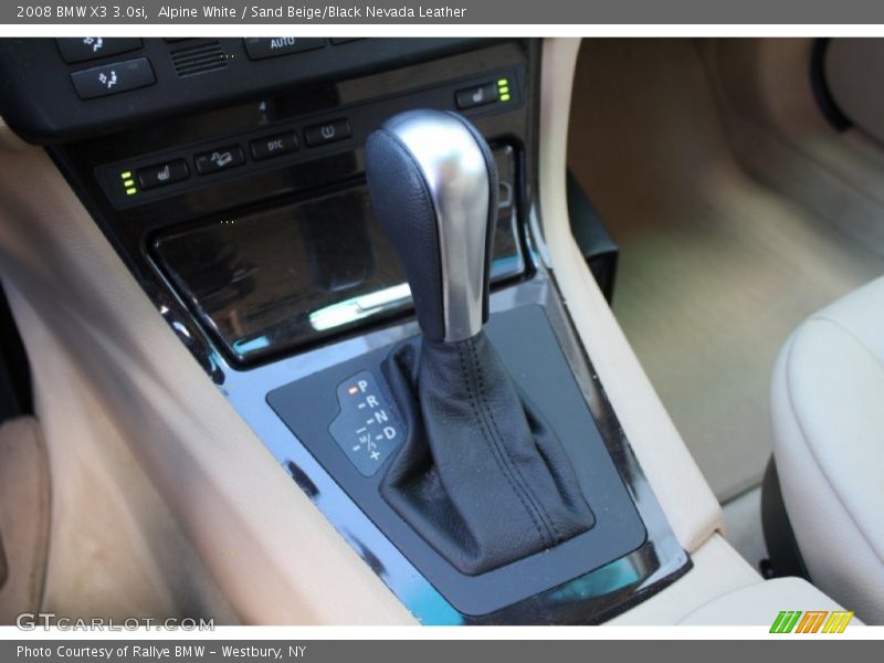 Alpine White / Sand Beige/Black Nevada Leather 2008 BMW X3 3.0si