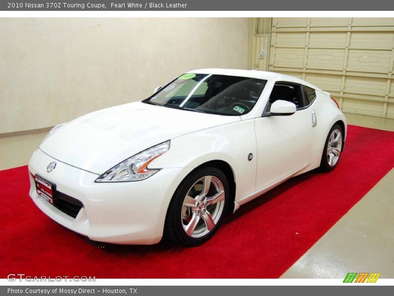 Pearl White / Black Leather 2010 Nissan 370Z Touring Coupe