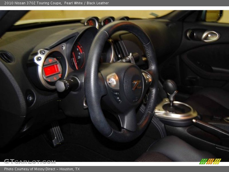 Pearl White / Black Leather 2010 Nissan 370Z Touring Coupe