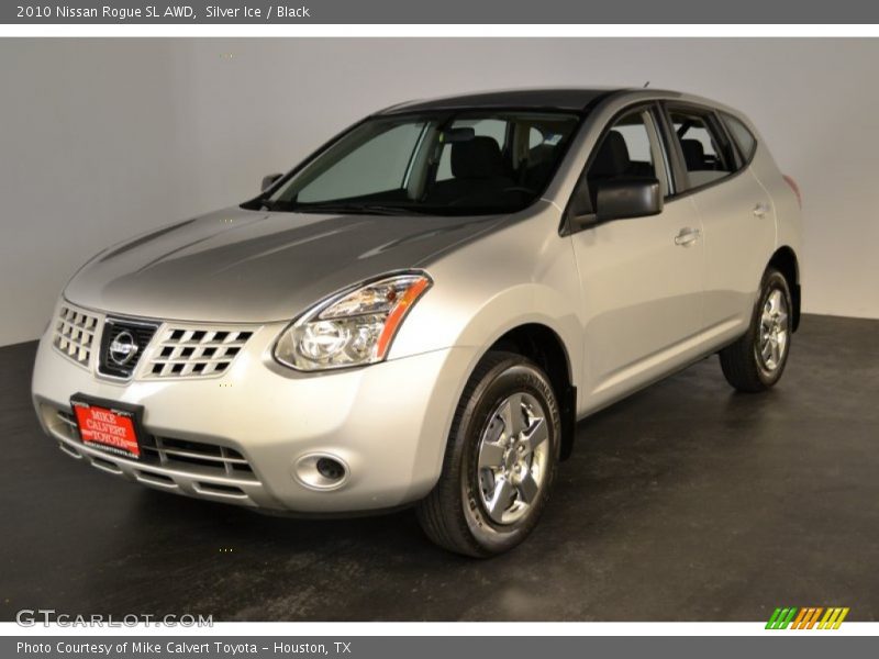 Silver Ice / Black 2010 Nissan Rogue SL AWD