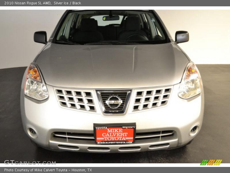 Silver Ice / Black 2010 Nissan Rogue SL AWD