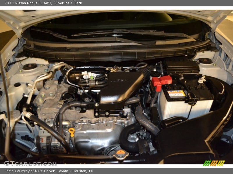 Silver Ice / Black 2010 Nissan Rogue SL AWD