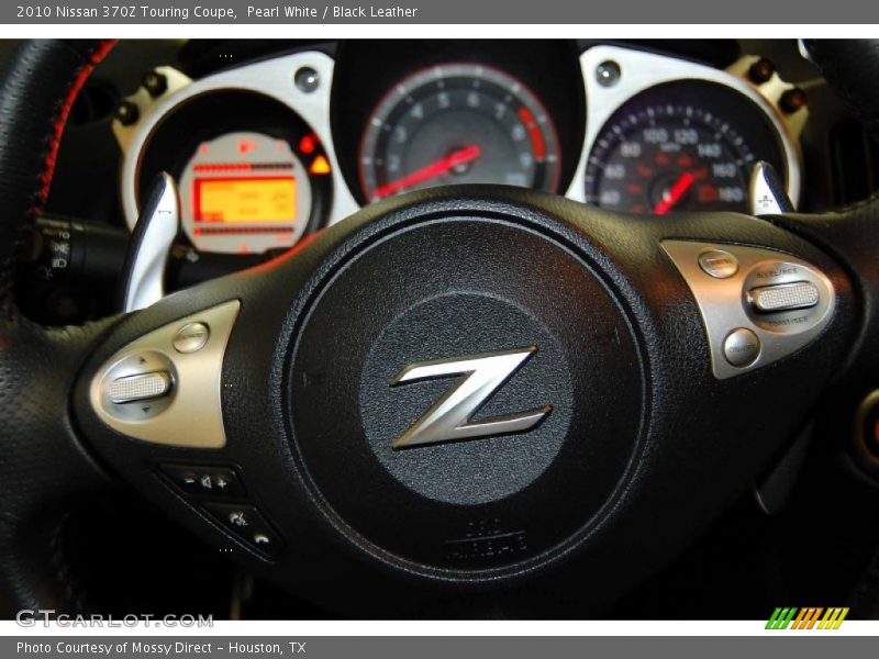 Pearl White / Black Leather 2010 Nissan 370Z Touring Coupe