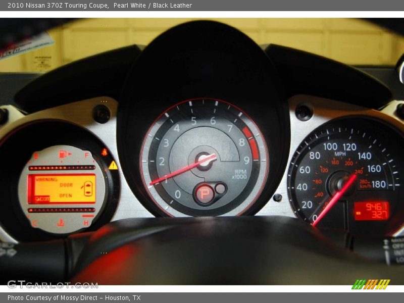 Pearl White / Black Leather 2010 Nissan 370Z Touring Coupe