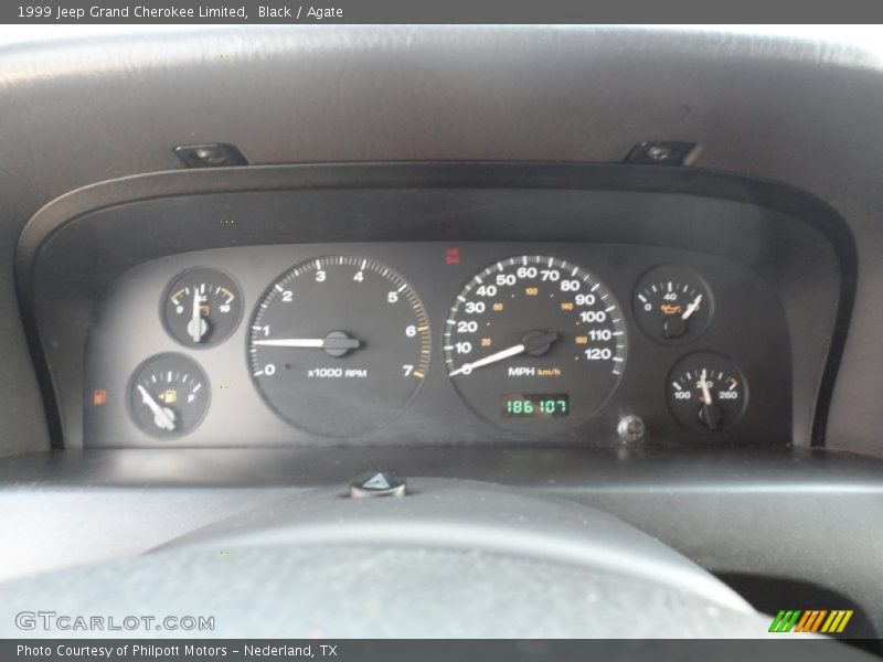 Black / Agate 1999 Jeep Grand Cherokee Limited