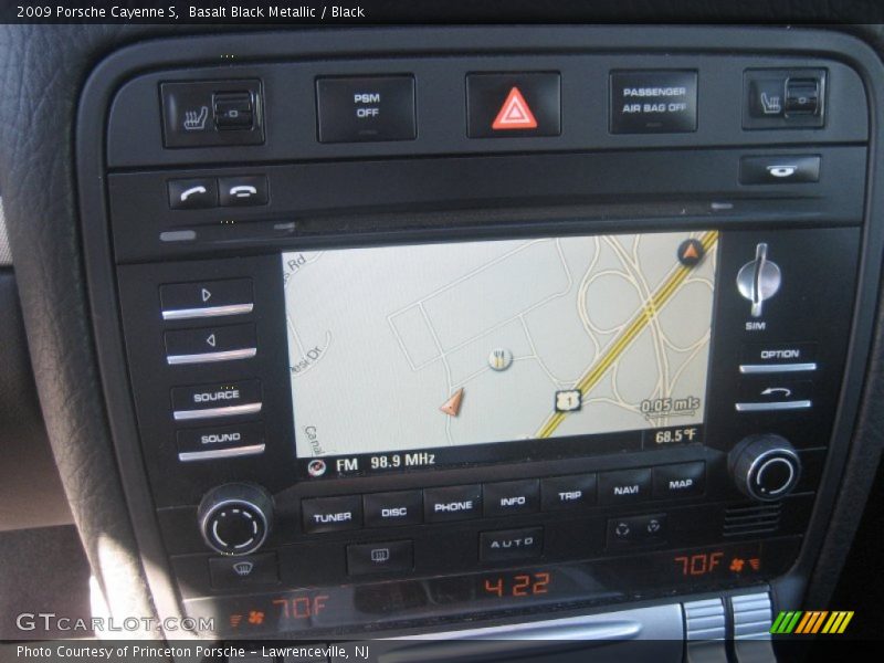 Basalt Black Metallic / Black 2009 Porsche Cayenne S