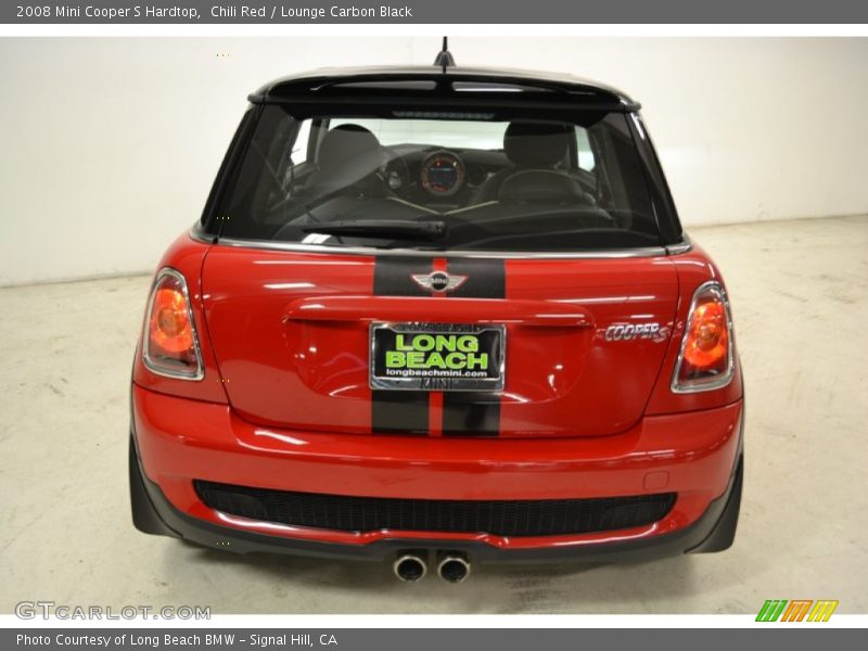 Chili Red / Lounge Carbon Black 2008 Mini Cooper S Hardtop