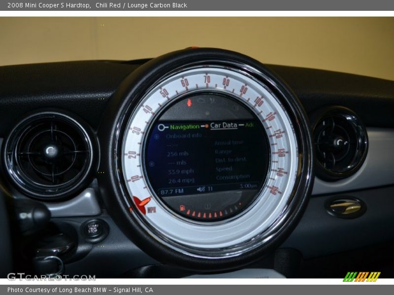 Chili Red / Lounge Carbon Black 2008 Mini Cooper S Hardtop