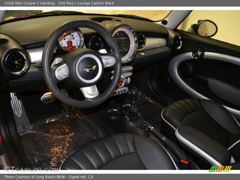 Chili Red / Lounge Carbon Black 2008 Mini Cooper S Hardtop
