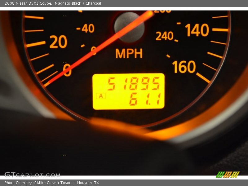 Magnetic Black / Charcoal 2008 Nissan 350Z Coupe