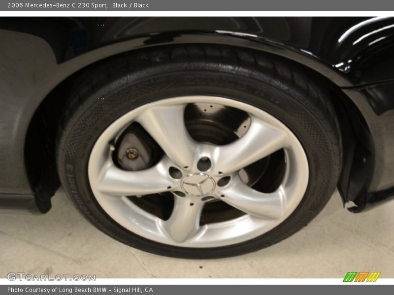 Black / Black 2006 Mercedes-Benz C 230 Sport