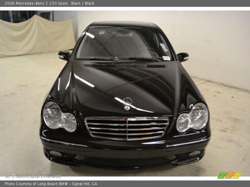 Black / Black 2006 Mercedes-Benz C 230 Sport