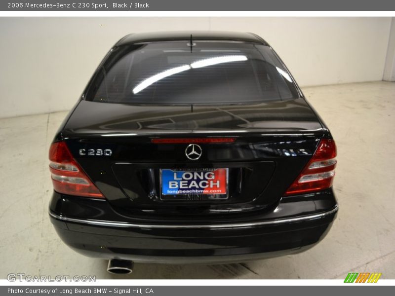 Black / Black 2006 Mercedes-Benz C 230 Sport