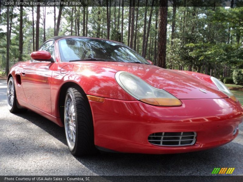 Guards Red / Black 1998 Porsche Boxster