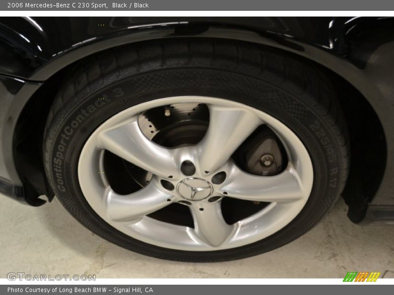 Black / Black 2006 Mercedes-Benz C 230 Sport