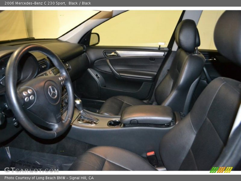 Black / Black 2006 Mercedes-Benz C 230 Sport