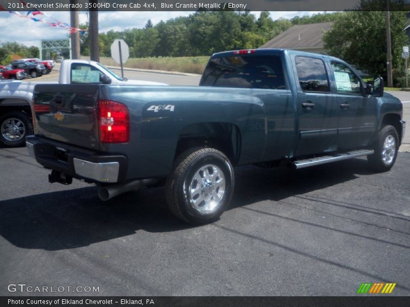  2011 Silverado 3500HD Crew Cab 4x4 Blue Granite Metallic