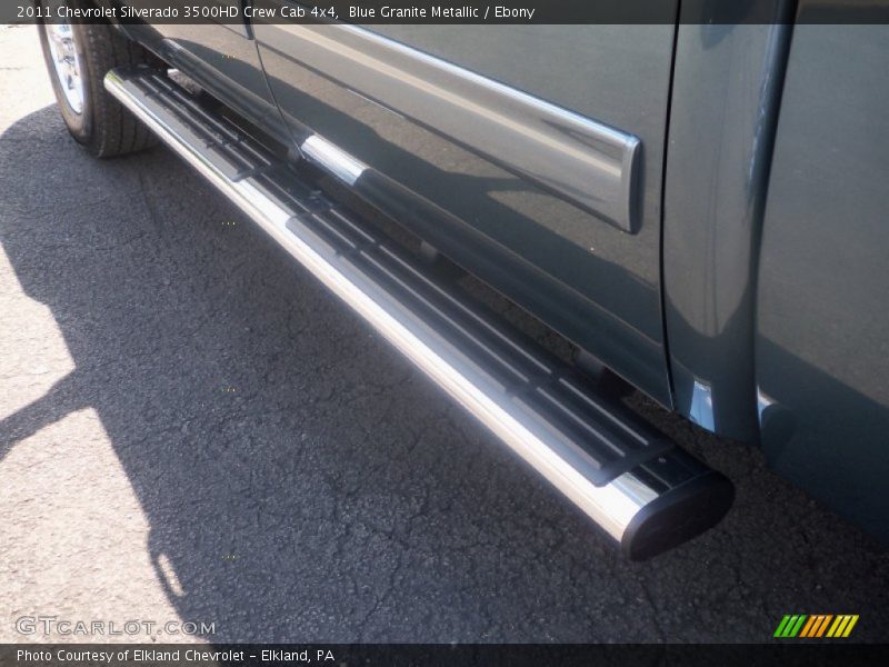 Blue Granite Metallic / Ebony 2011 Chevrolet Silverado 3500HD Crew Cab 4x4