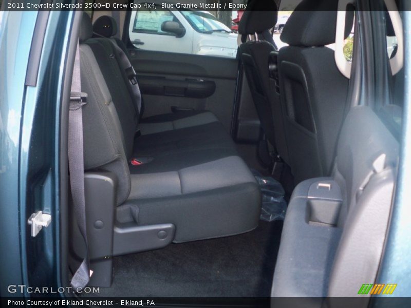 Blue Granite Metallic / Ebony 2011 Chevrolet Silverado 3500HD Crew Cab 4x4