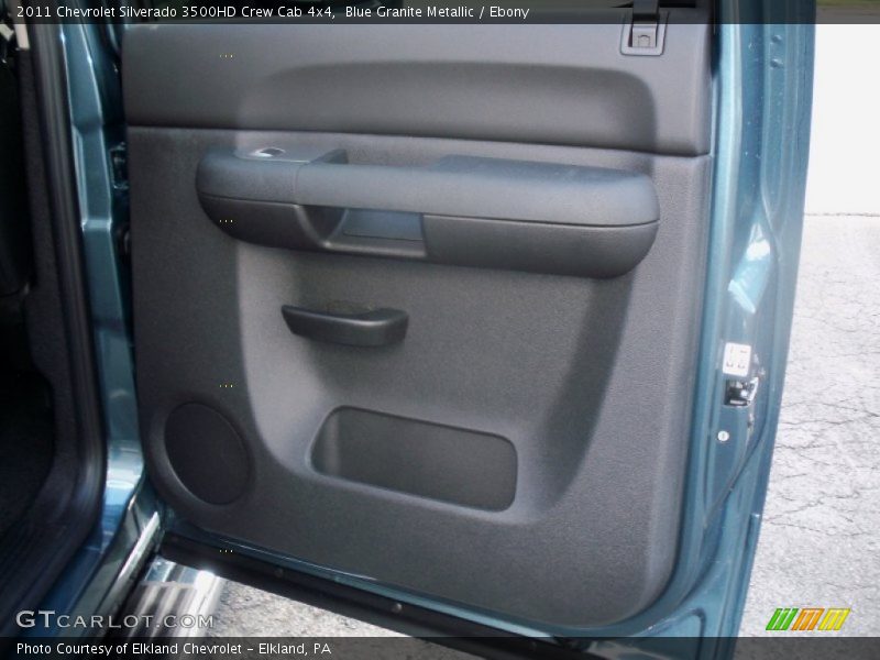 Blue Granite Metallic / Ebony 2011 Chevrolet Silverado 3500HD Crew Cab 4x4