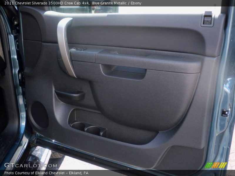 Blue Granite Metallic / Ebony 2011 Chevrolet Silverado 3500HD Crew Cab 4x4