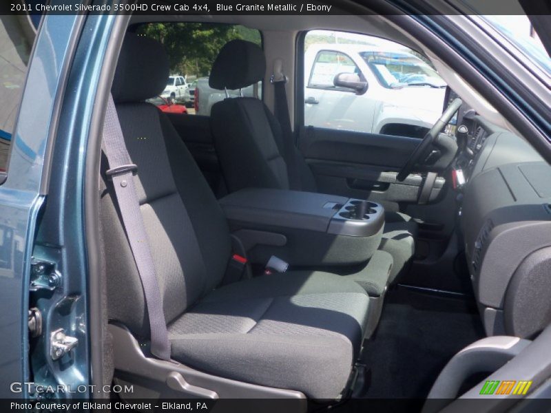 Blue Granite Metallic / Ebony 2011 Chevrolet Silverado 3500HD Crew Cab 4x4