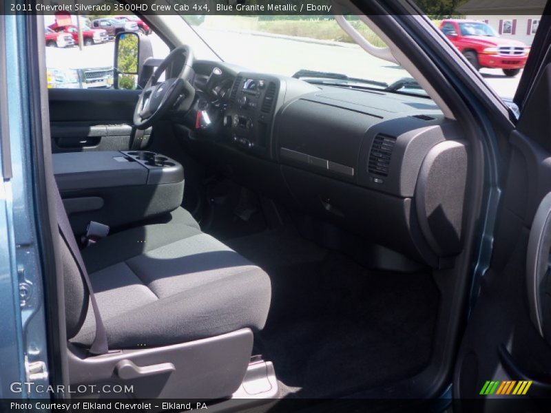 Blue Granite Metallic / Ebony 2011 Chevrolet Silverado 3500HD Crew Cab 4x4
