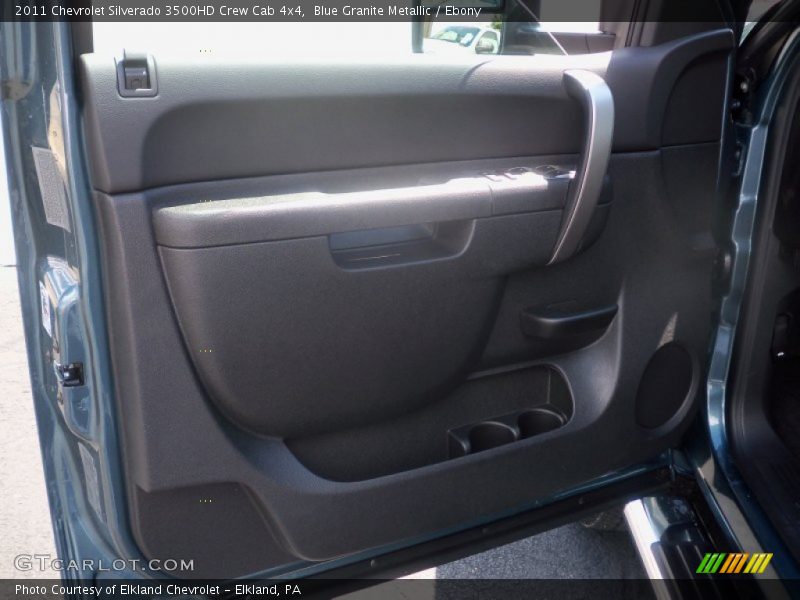 Blue Granite Metallic / Ebony 2011 Chevrolet Silverado 3500HD Crew Cab 4x4