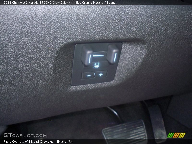 Blue Granite Metallic / Ebony 2011 Chevrolet Silverado 3500HD Crew Cab 4x4