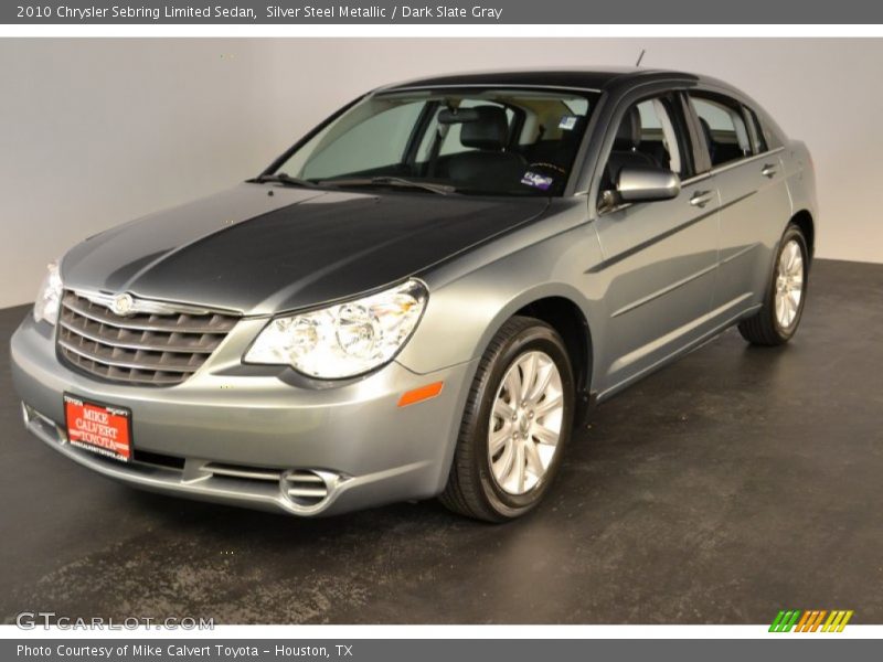 Silver Steel Metallic / Dark Slate Gray 2010 Chrysler Sebring Limited Sedan