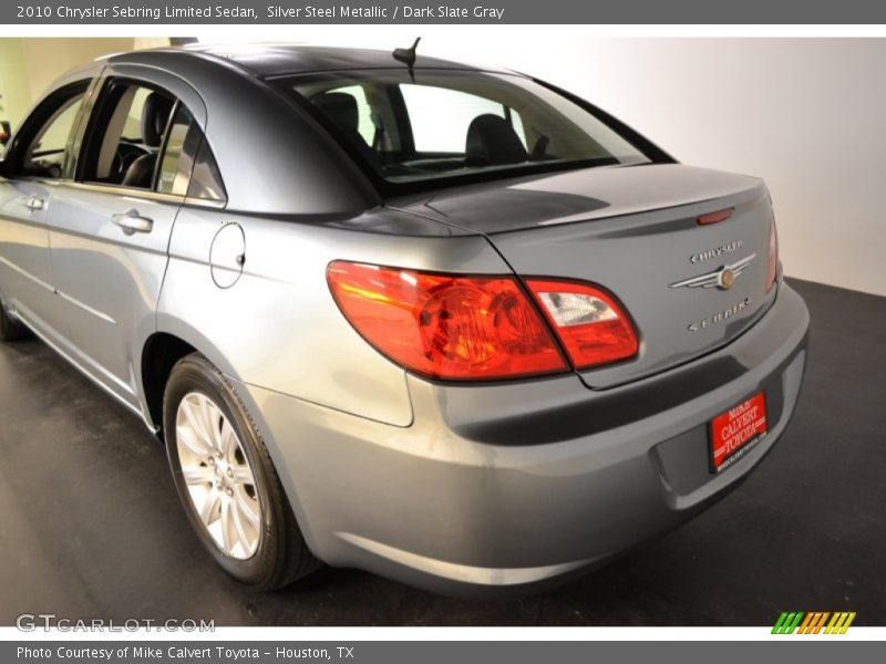 Silver Steel Metallic / Dark Slate Gray 2010 Chrysler Sebring Limited Sedan