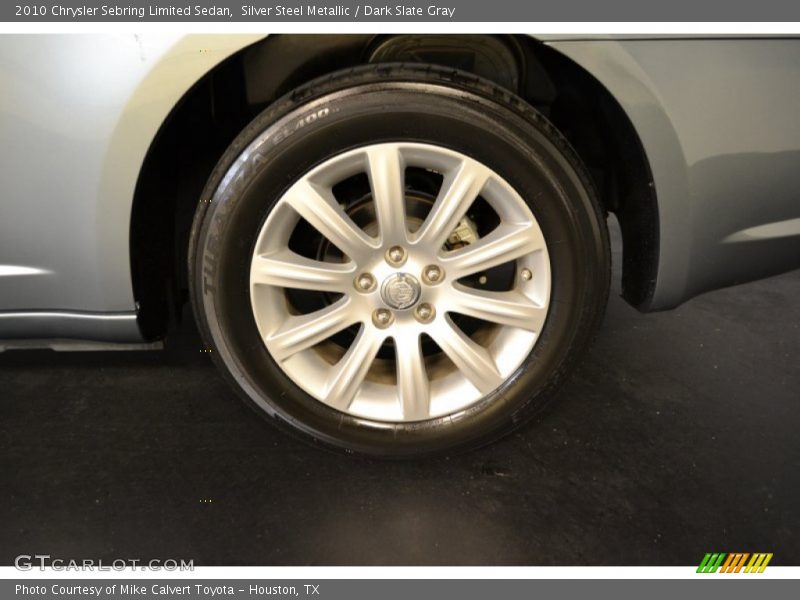 Silver Steel Metallic / Dark Slate Gray 2010 Chrysler Sebring Limited Sedan