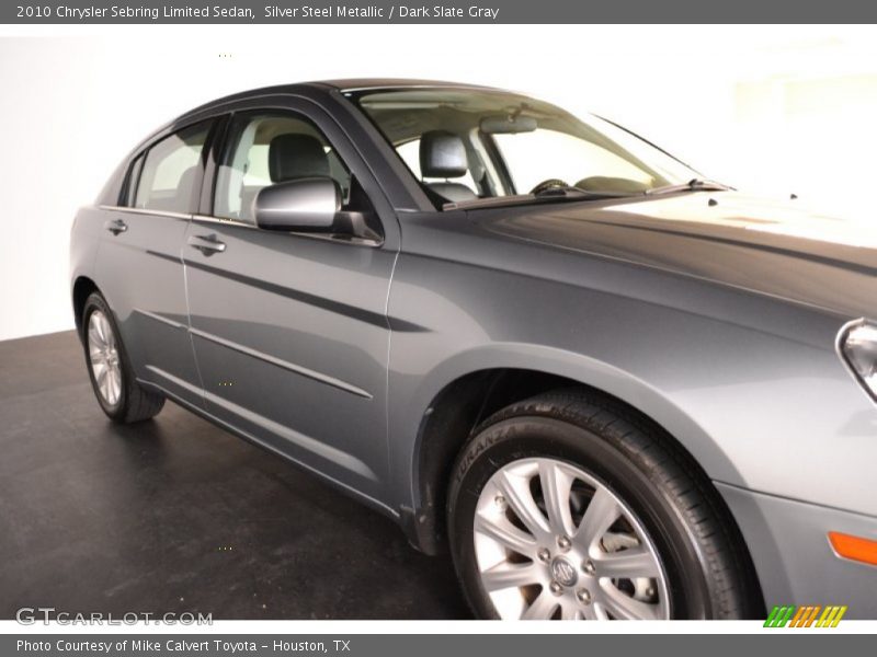 Silver Steel Metallic / Dark Slate Gray 2010 Chrysler Sebring Limited Sedan