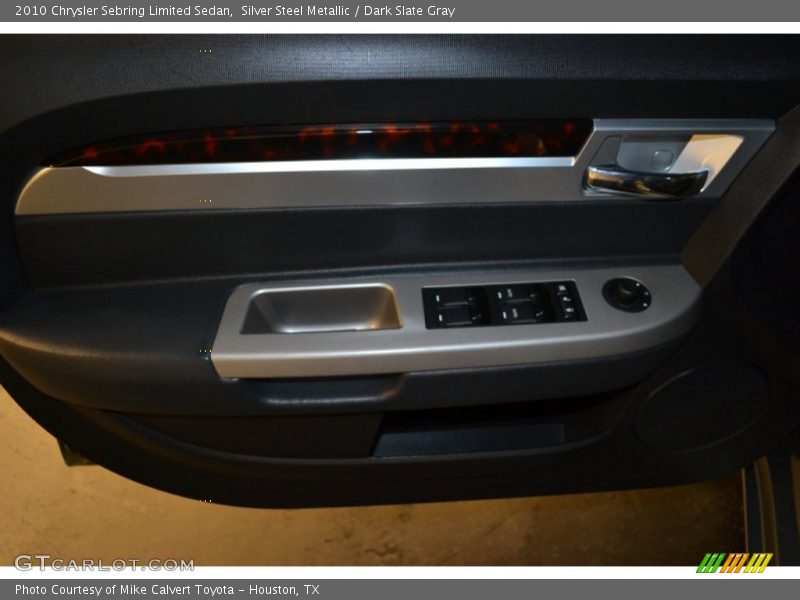 Silver Steel Metallic / Dark Slate Gray 2010 Chrysler Sebring Limited Sedan