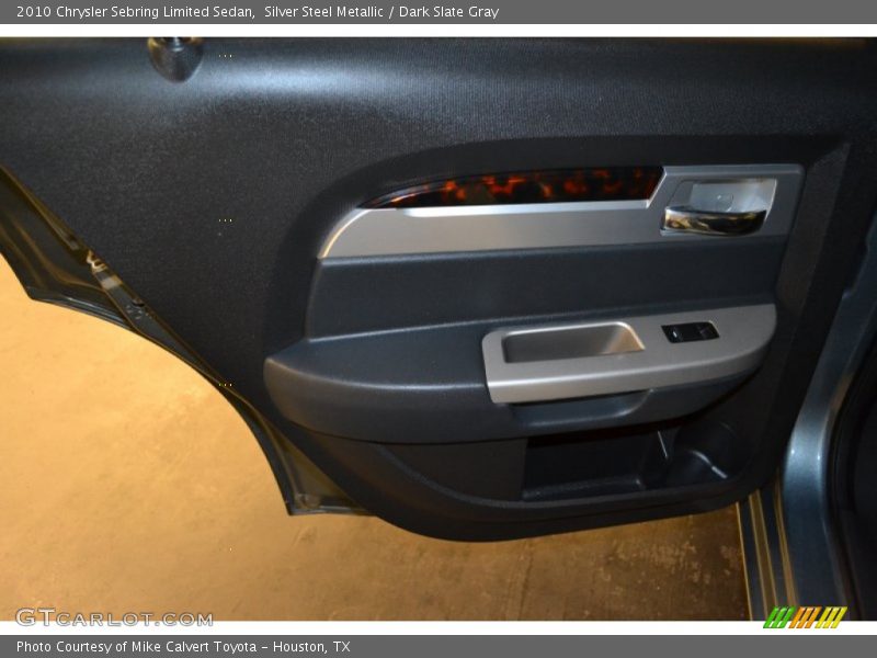 Silver Steel Metallic / Dark Slate Gray 2010 Chrysler Sebring Limited Sedan
