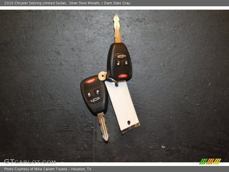 Silver Steel Metallic / Dark Slate Gray 2010 Chrysler Sebring Limited Sedan