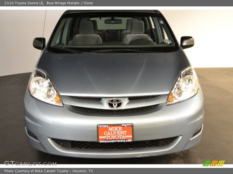 Blue Mirage Metallic / Stone 2010 Toyota Sienna LE