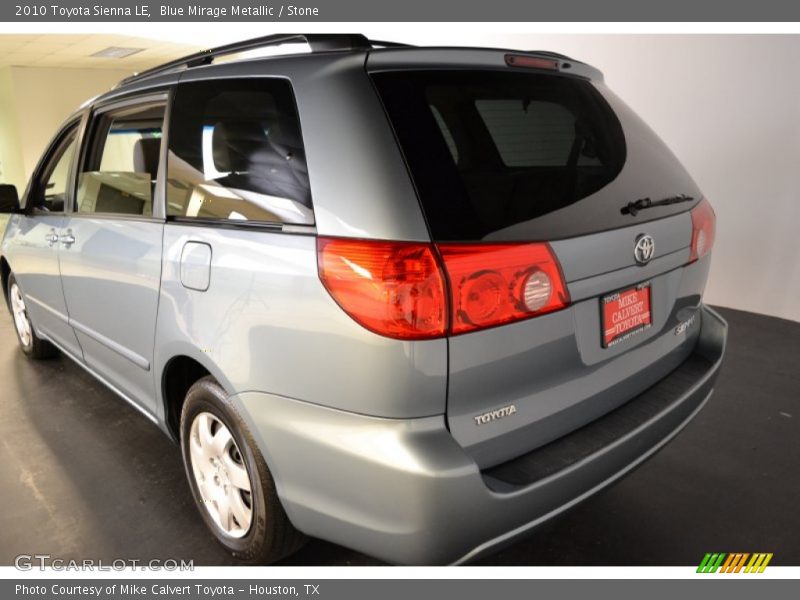 Blue Mirage Metallic / Stone 2010 Toyota Sienna LE