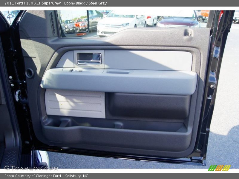 Ebony Black / Steel Gray 2011 Ford F150 XLT SuperCrew
