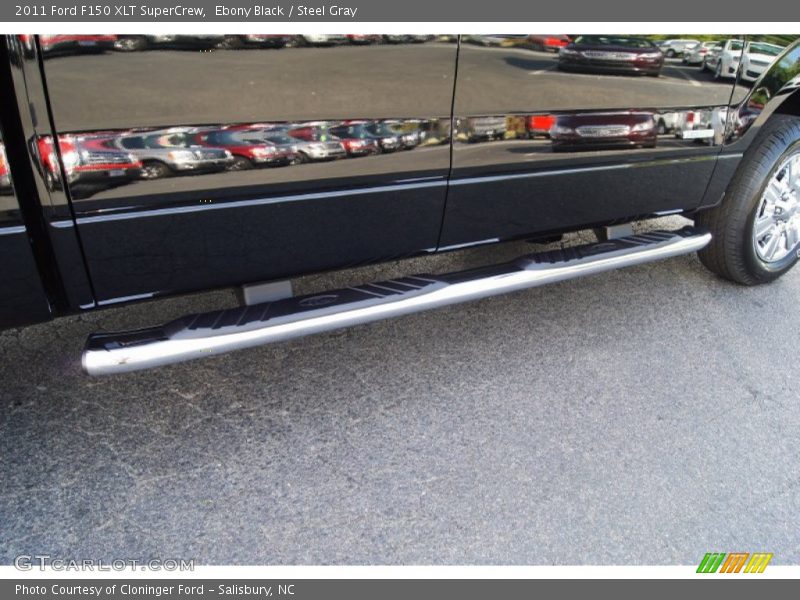 Ebony Black / Steel Gray 2011 Ford F150 XLT SuperCrew