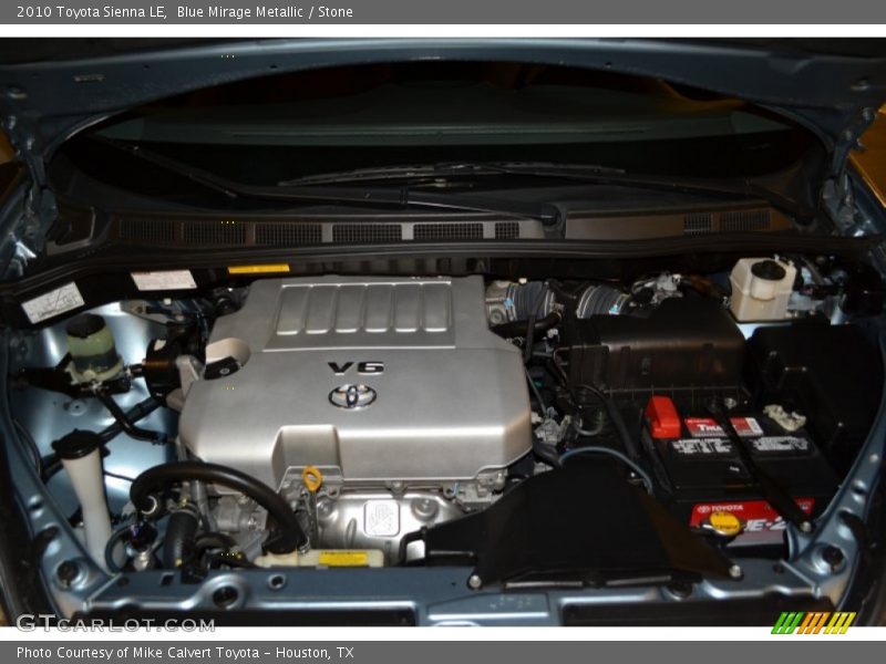 Blue Mirage Metallic / Stone 2010 Toyota Sienna LE