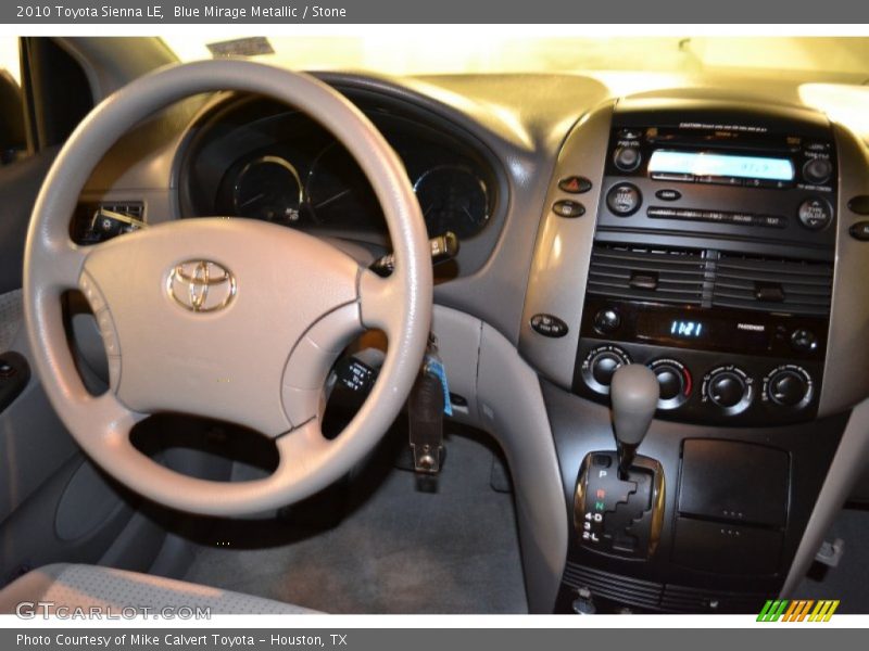 Blue Mirage Metallic / Stone 2010 Toyota Sienna LE