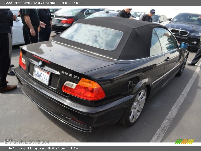 Jet Black / Black 2000 BMW 3 Series 323i Convertible