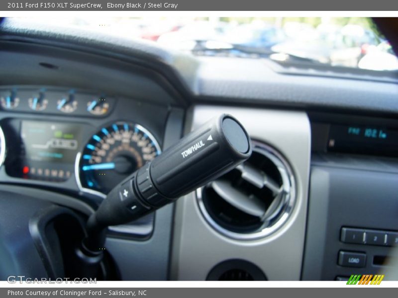 Ebony Black / Steel Gray 2011 Ford F150 XLT SuperCrew