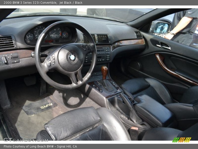 Jet Black / Black 2000 BMW 3 Series 323i Convertible