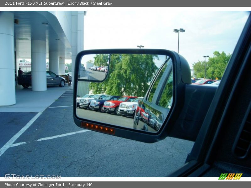 Ebony Black / Steel Gray 2011 Ford F150 XLT SuperCrew
